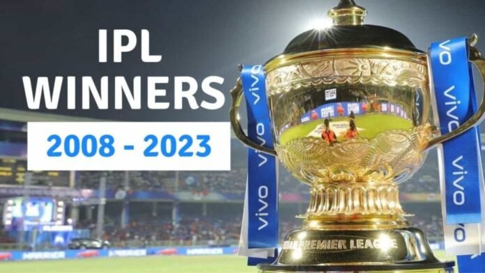 IPL Winners List from 2008 to 2023