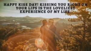 Kiss Day Wishes For Wife and Husband