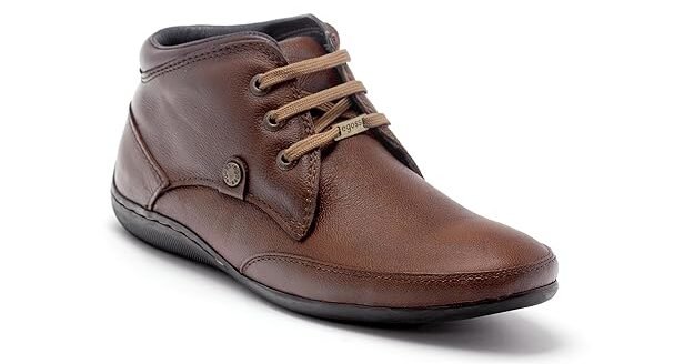 egoss Comforts Premium Genuine Leather Driving Shoe Boots
