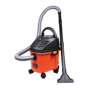 Black + Decker BDWD08-B1 Wet and Dry Vacuum Cleaner with Cannister Body
