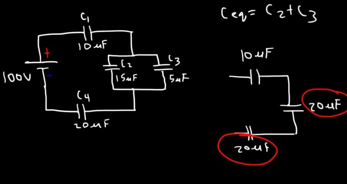 capacitors in parallel